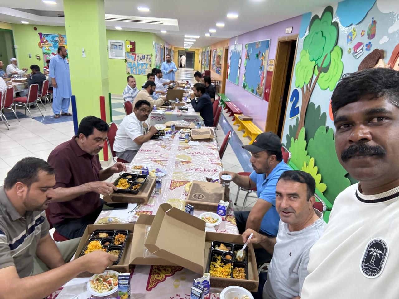 افطار رمضان للعمال