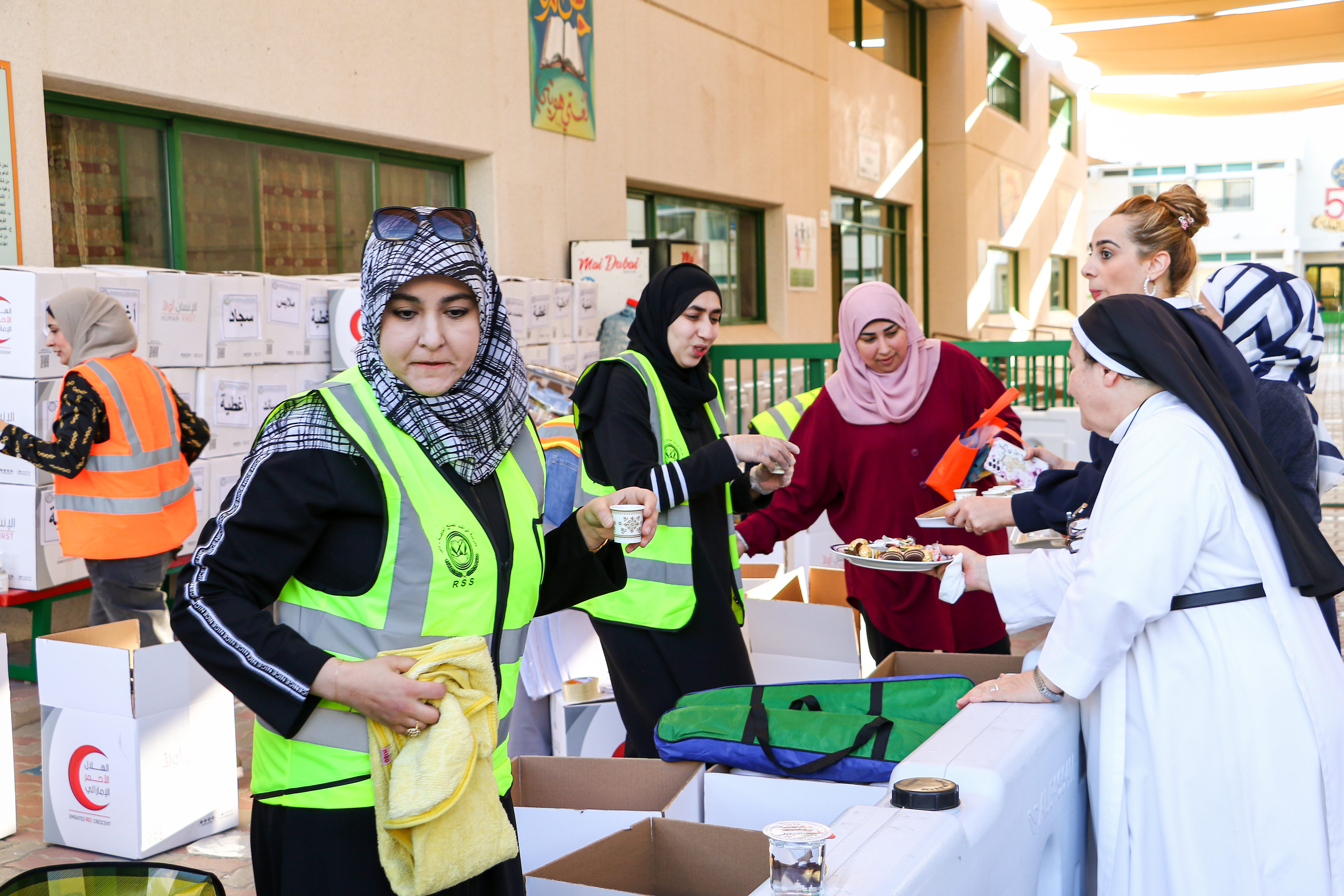 SYRIA, TURKEY CHARITY-DONATION