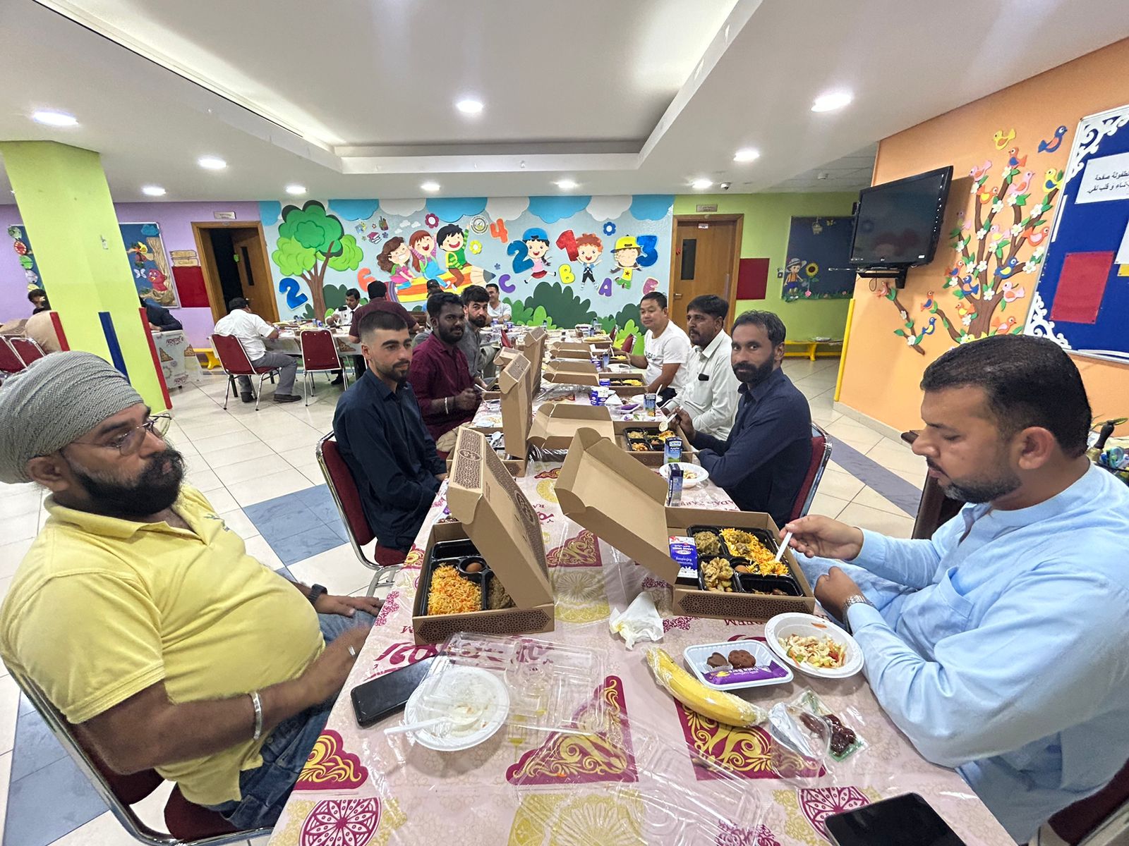 افطار رمضان للعمال