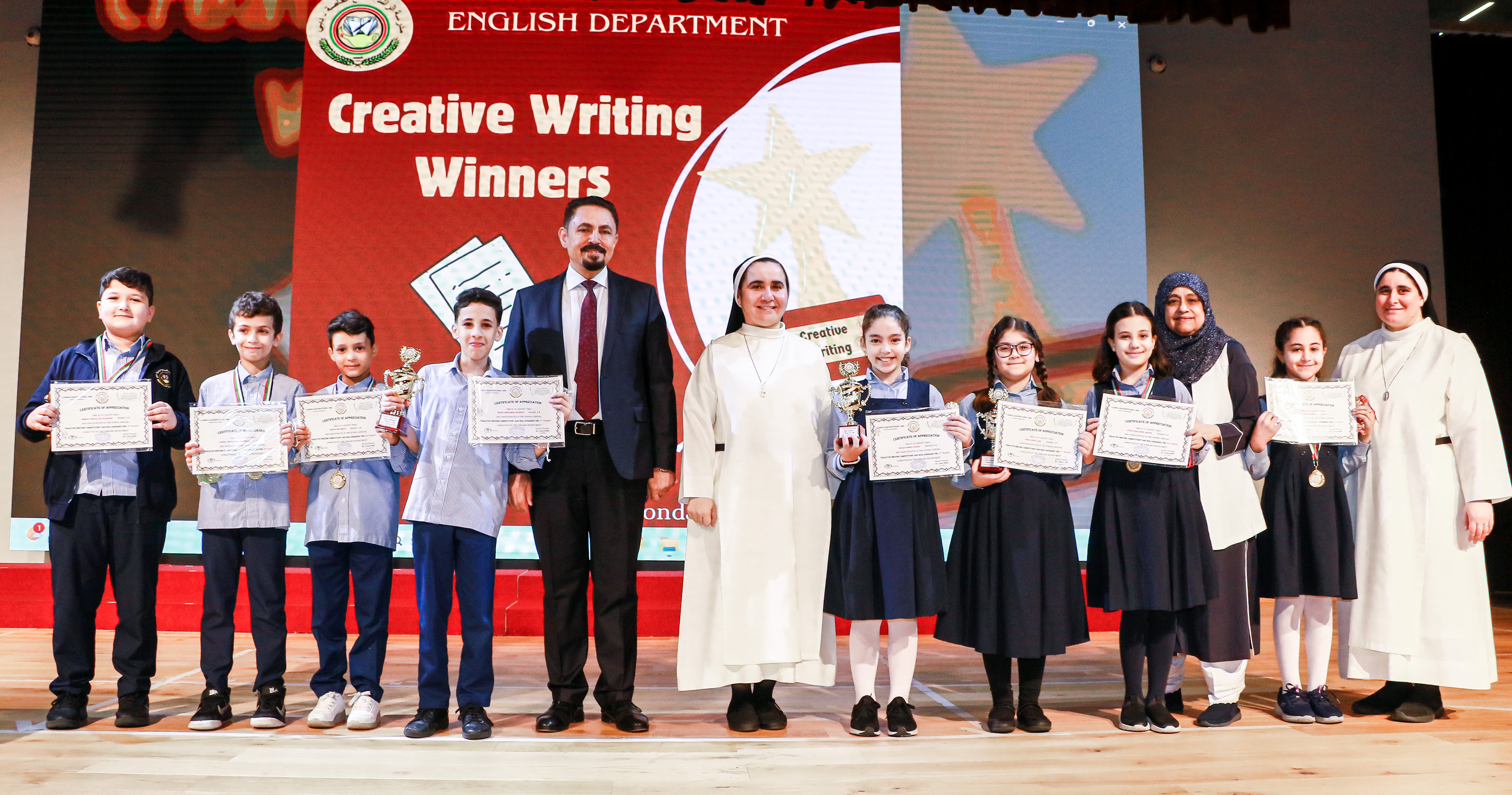 The Winners of The Creative Writing Competition - 2023 - 2024 