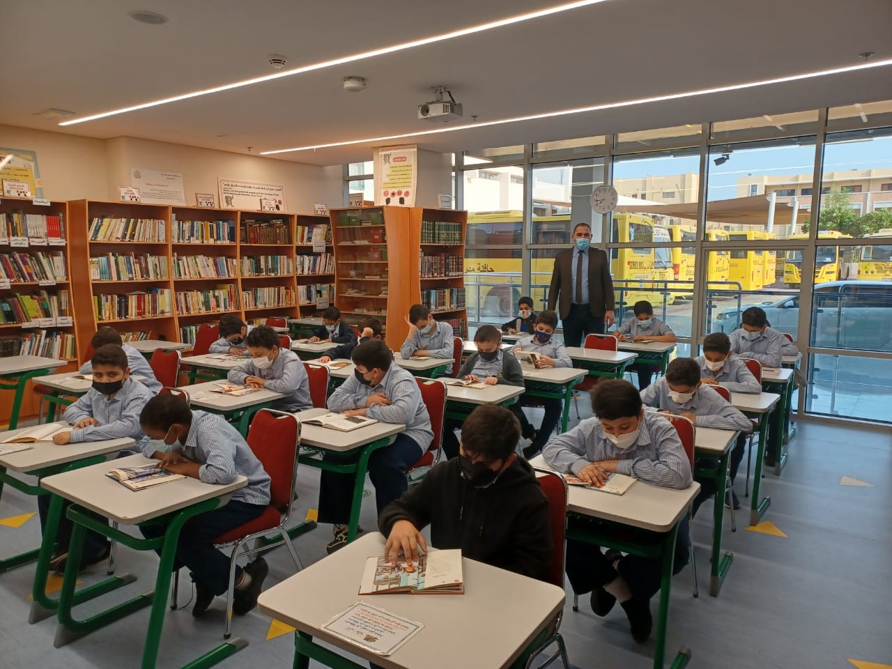 المكتبة المدرسية