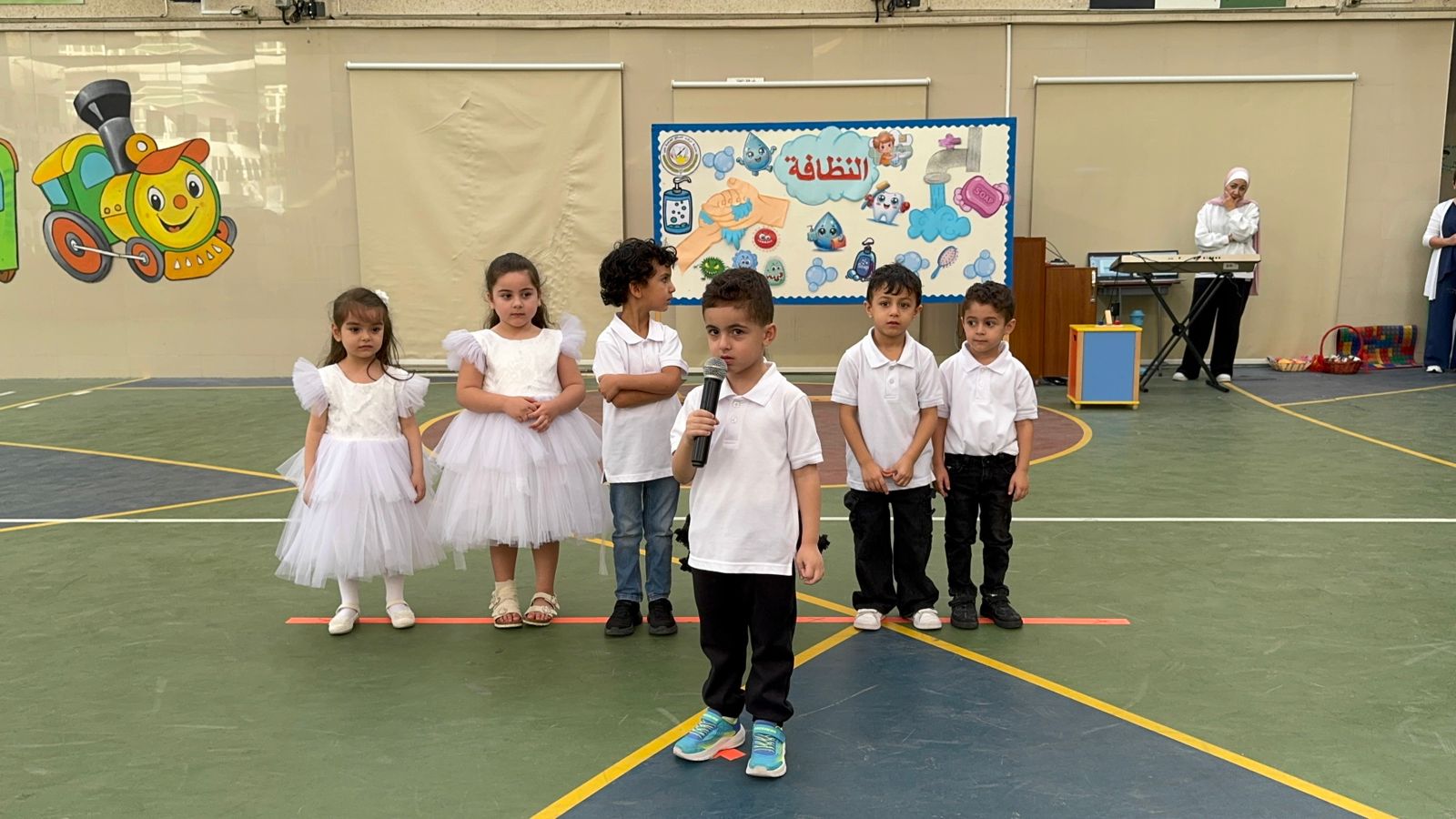 اذاعة مدرسية للروضة الأولى بعنوان النظافة