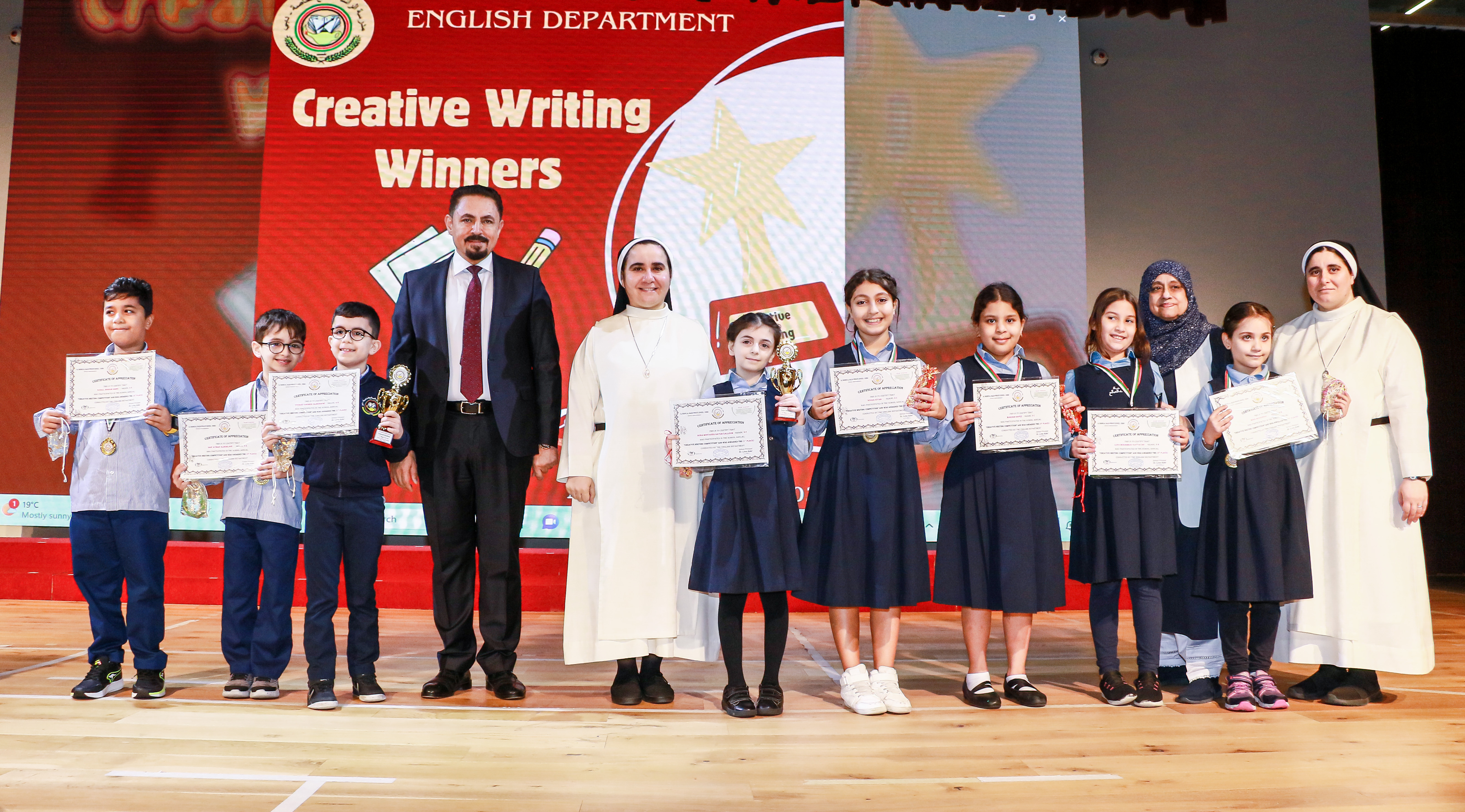 The Winners of The Creative Writing Competition - 2023 - 2024 