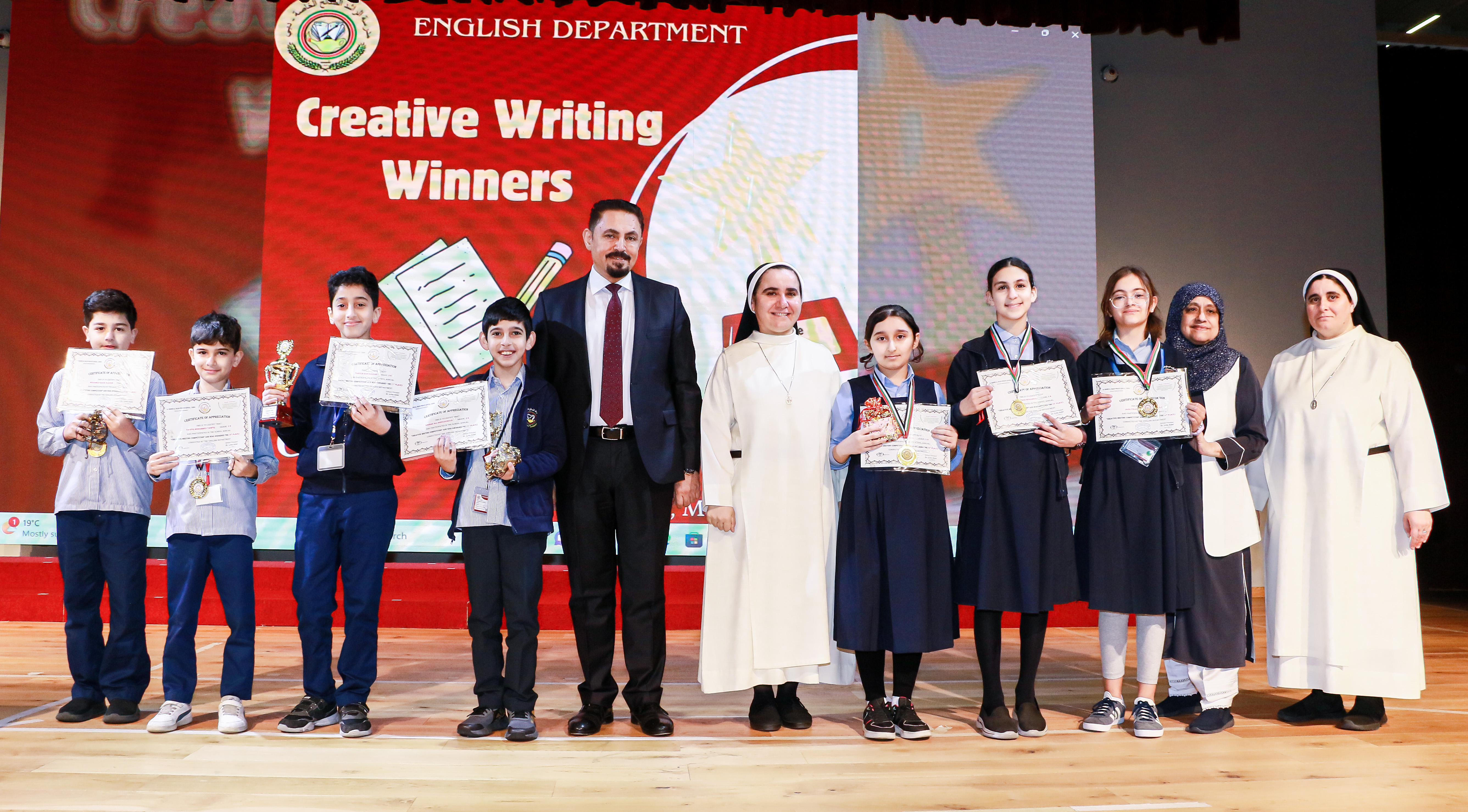 The Winners of The Creative Writing Competition - 2023 - 2024 