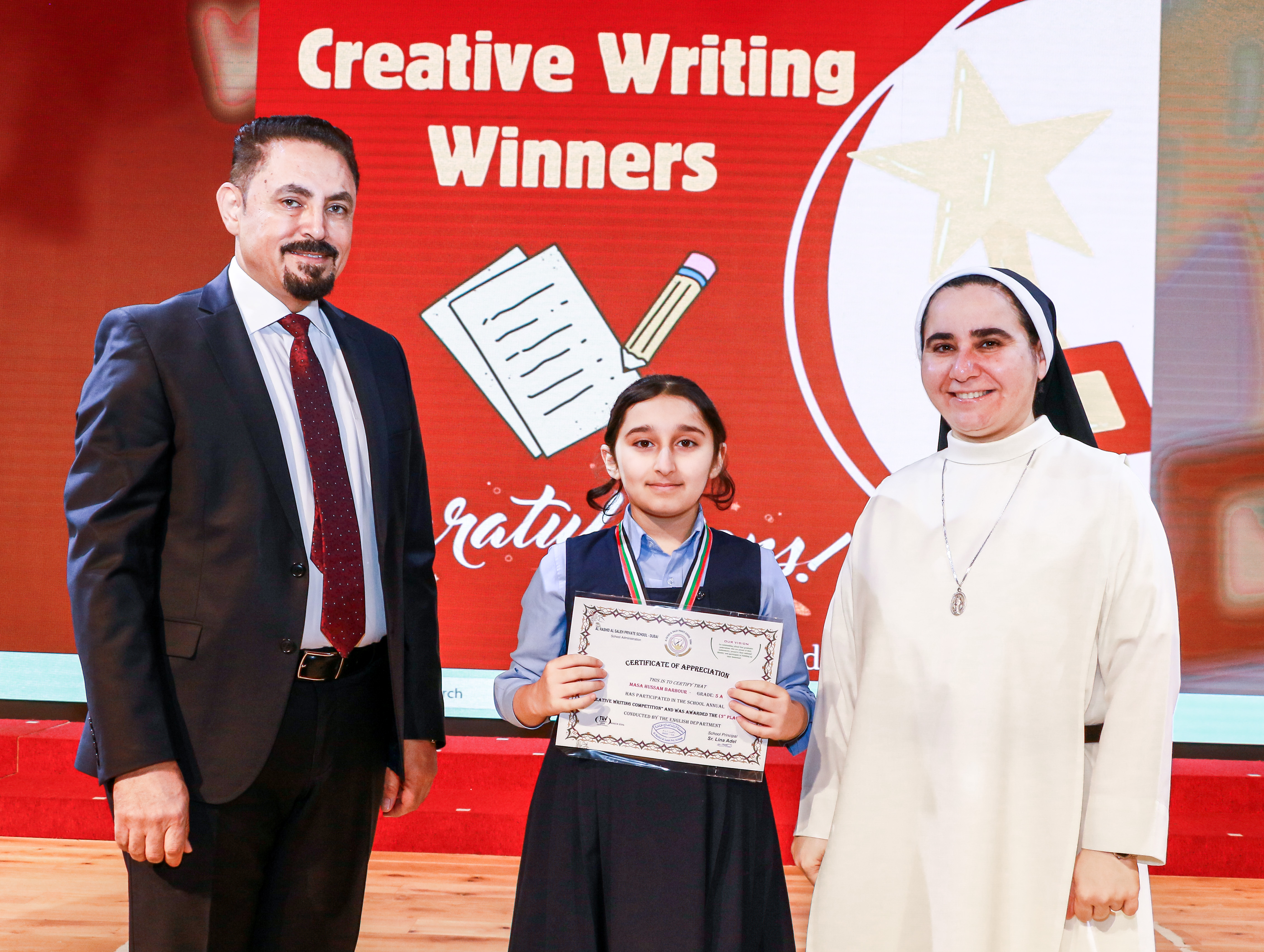 The Winners of The Creative Writing Competition - 2023 - 2024 