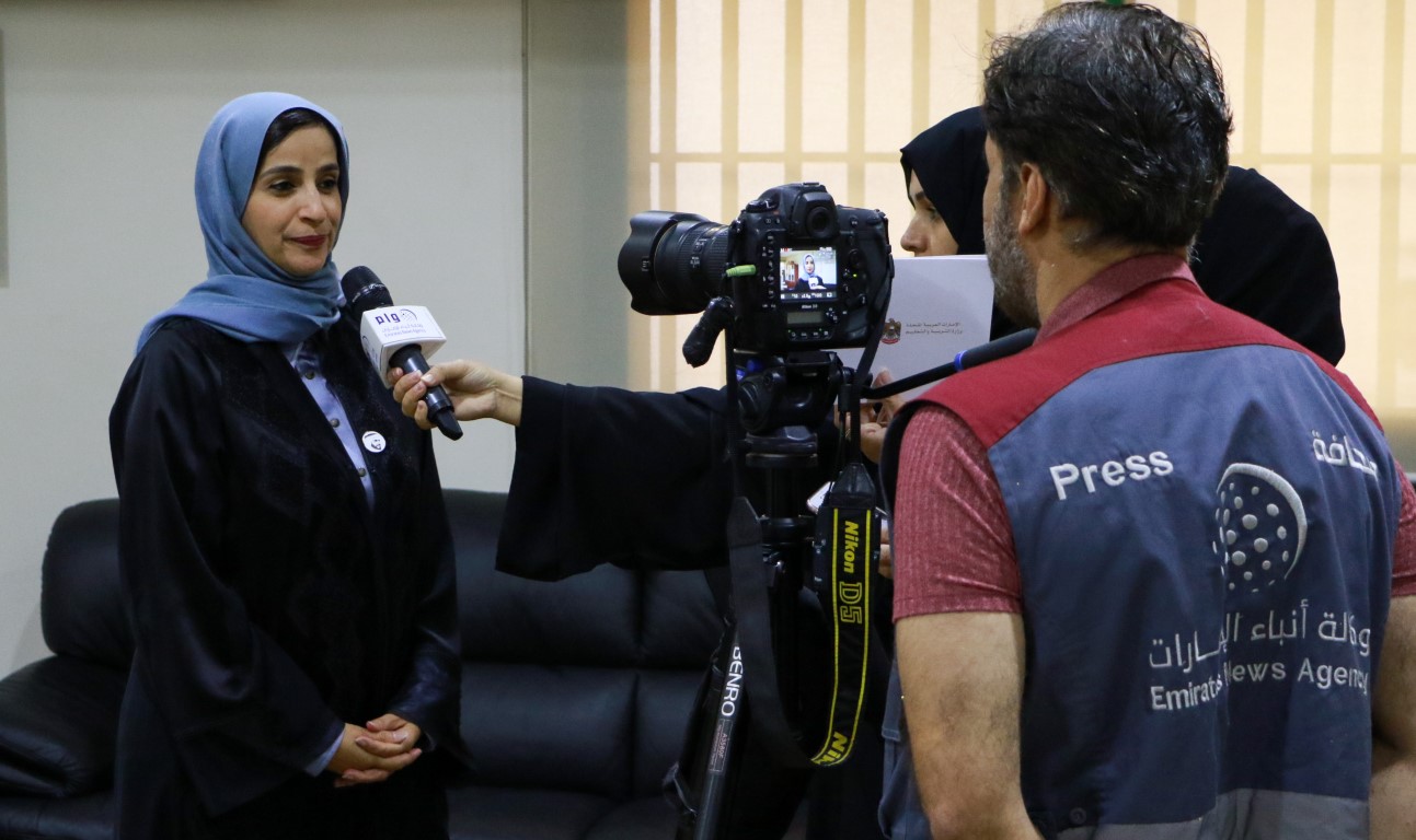 زيارة  معالي وزير شؤون الدولة جميله المهيري