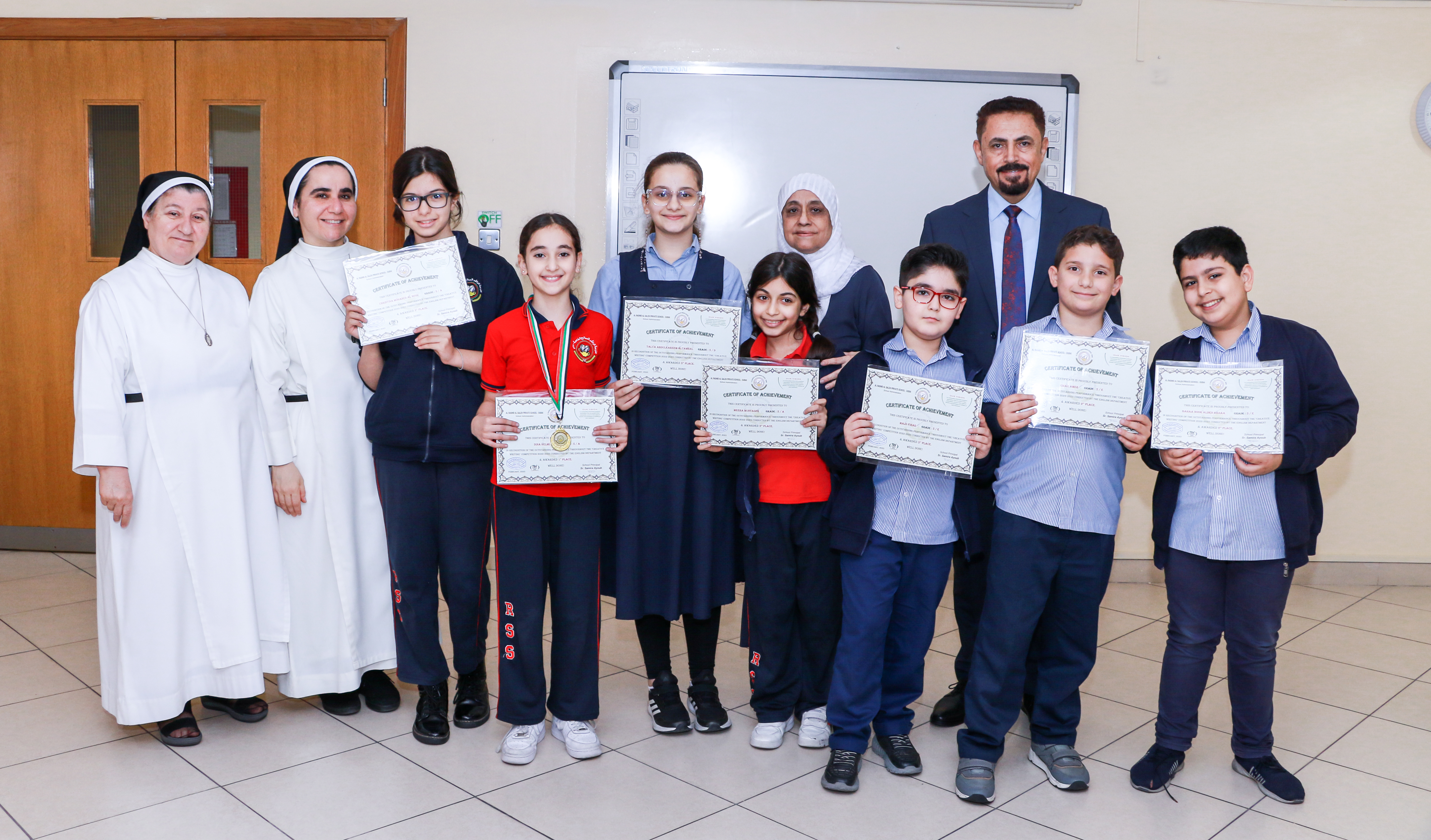 Results of the Creative Writing Competition - Grades (1 - 12 ) 2022 - 2023 by the English Department