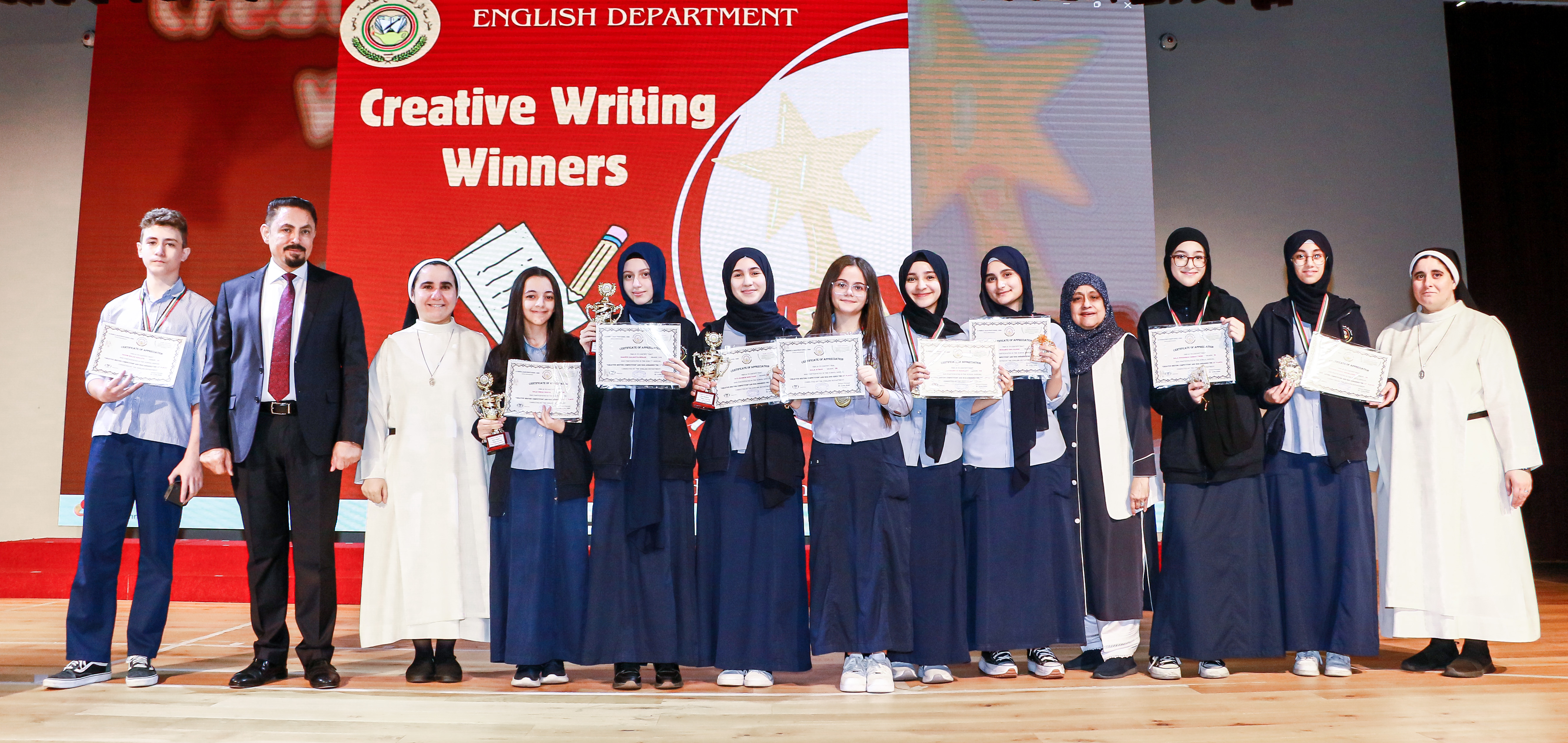 The Winners of The Creative Writing Competition - 2023 - 2024 