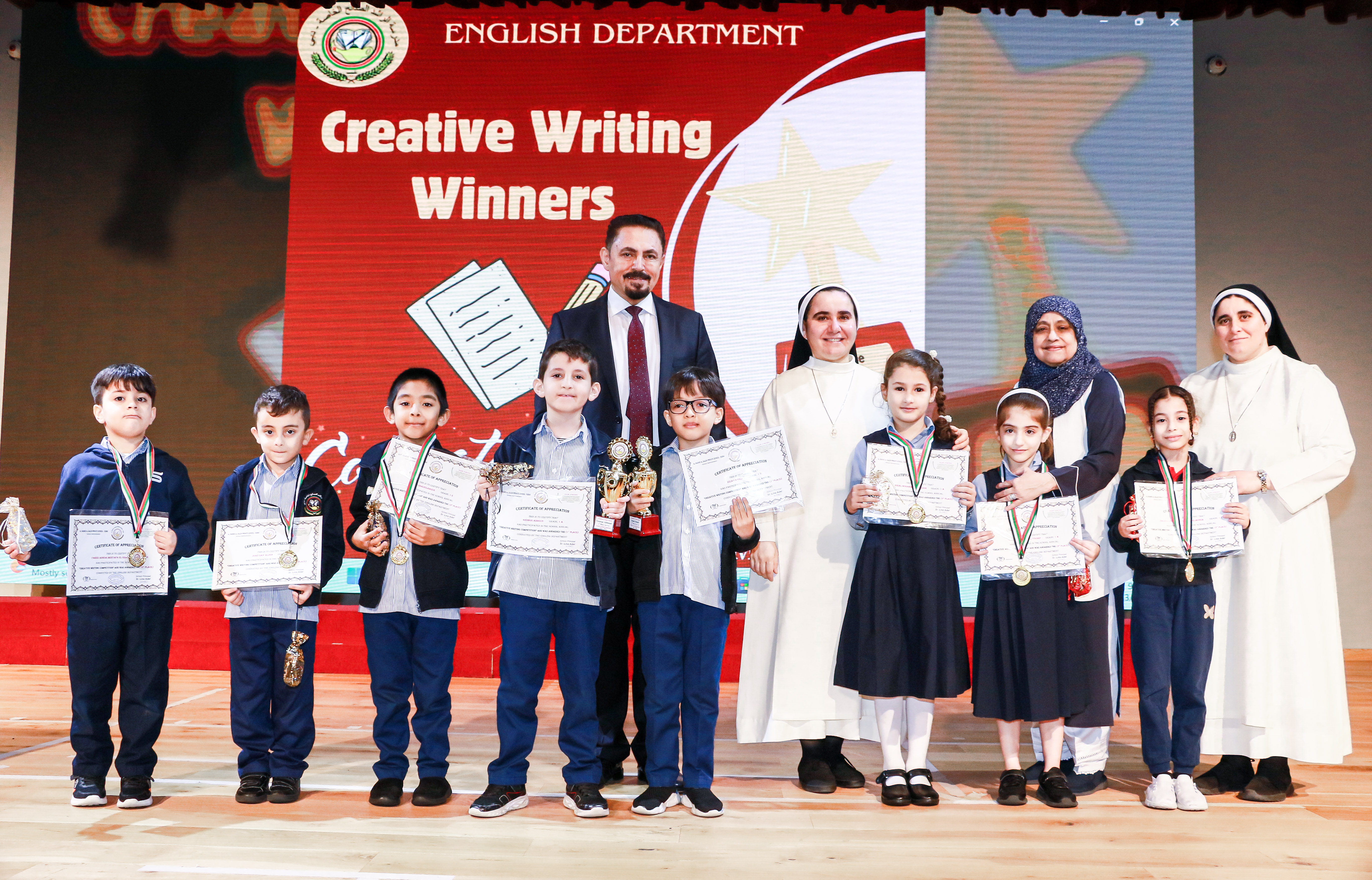 The Winners of The Creative Writing Competition - 2023 - 2024 