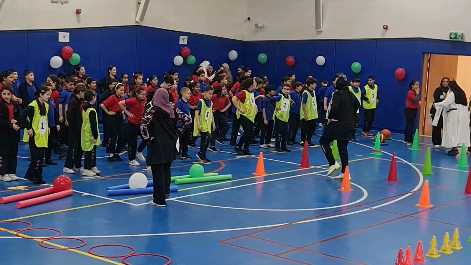 فعالية اليوم الرياضي للصف الرابع