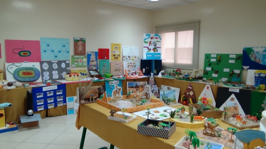 المعرض البيئي ونتاجات الطلبة