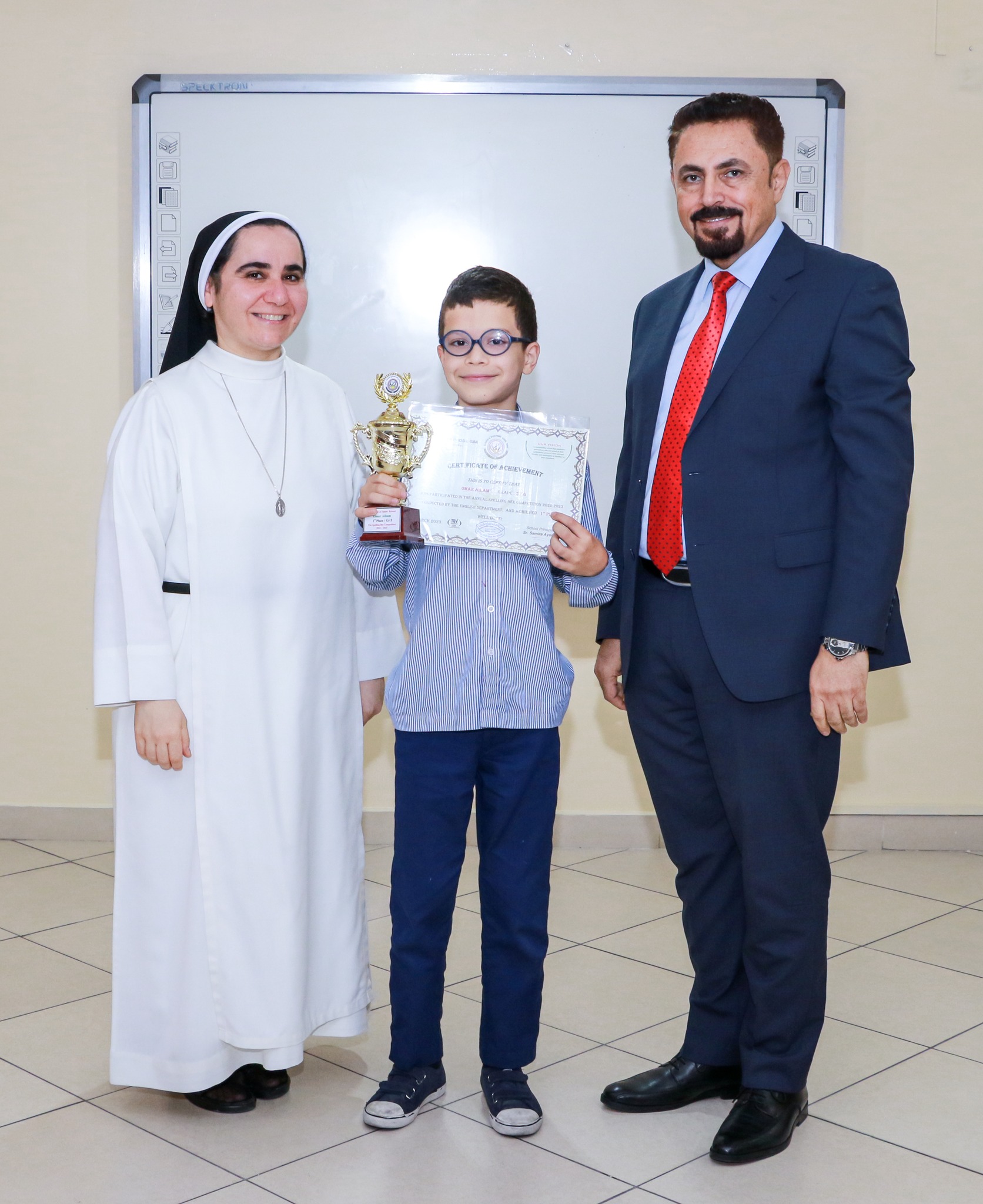 Results of the Spelling Bee Competition - Grades (1 - 6)