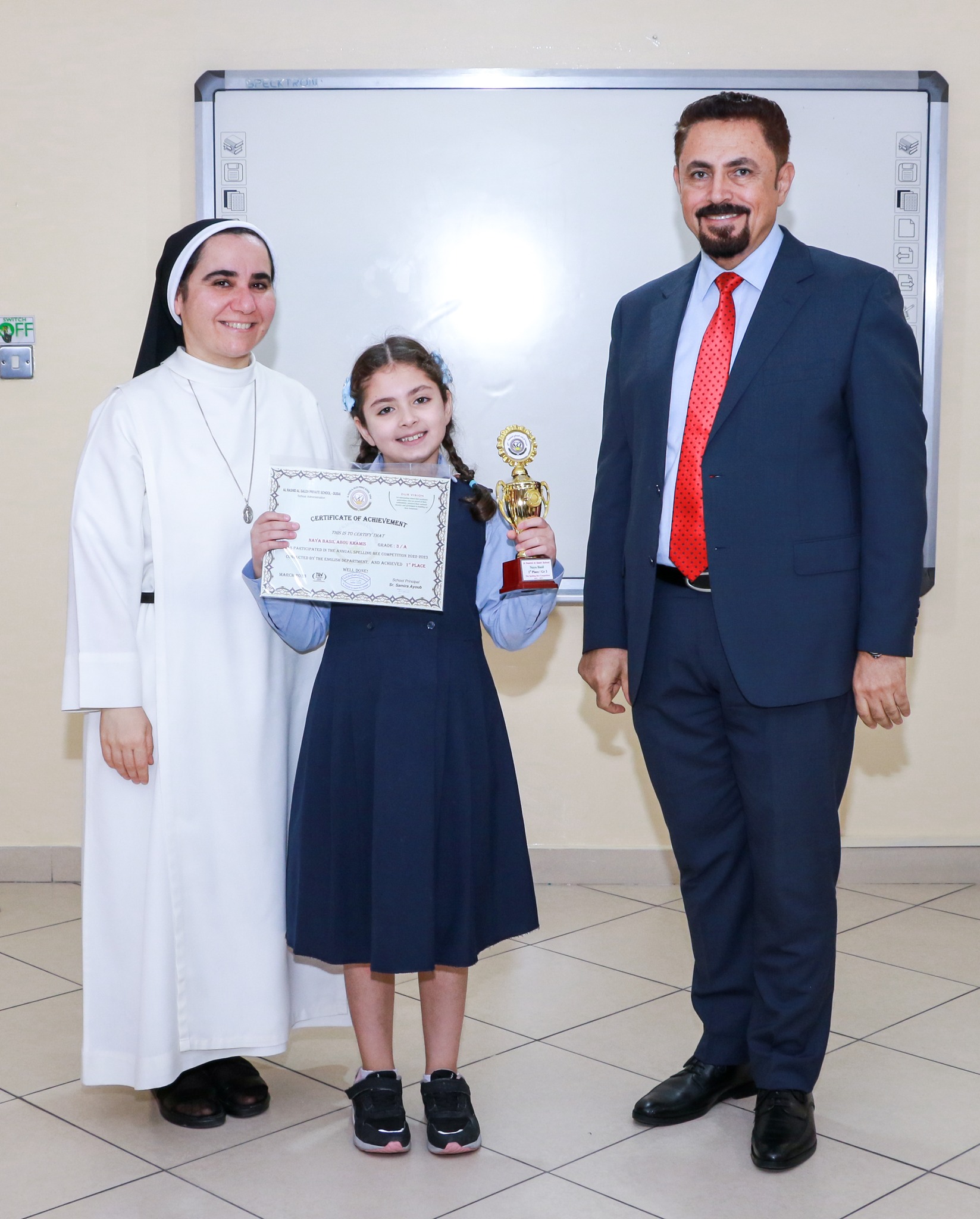 Results of the Spelling Bee Competition - Grades (1 - 6)